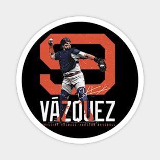 Christian Vazquez Houston Bold Number Magnet